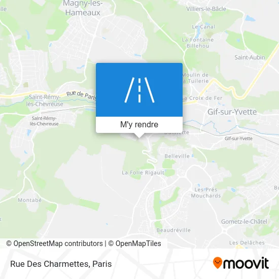 Rue Des Charmettes plan