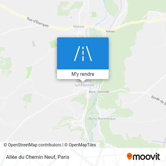 Allée du Chemin Neuf plan