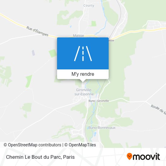 Chemin Le Bout du Parc plan