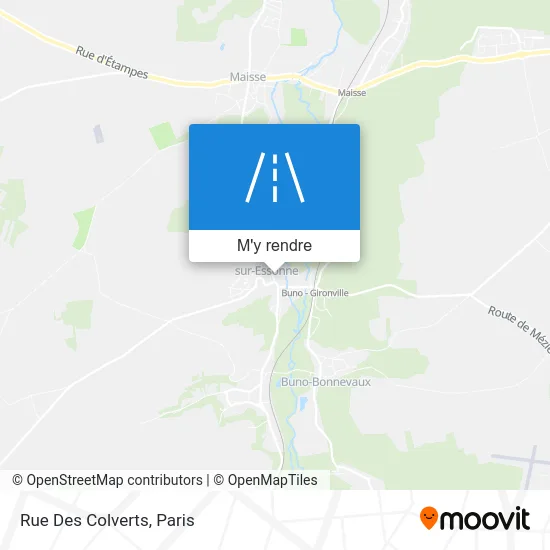 Rue Des Colverts plan