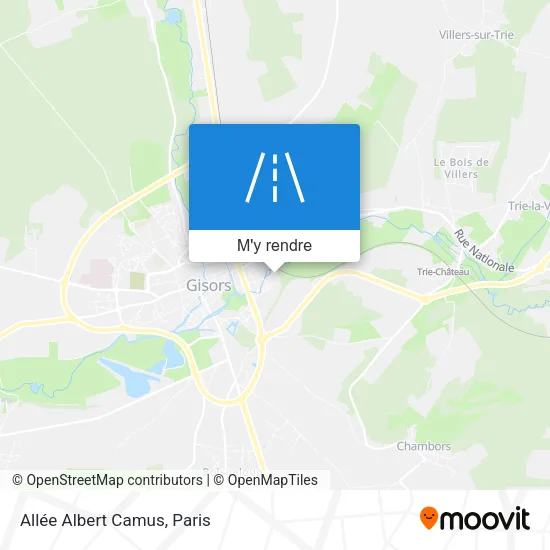Allée Albert Camus plan
