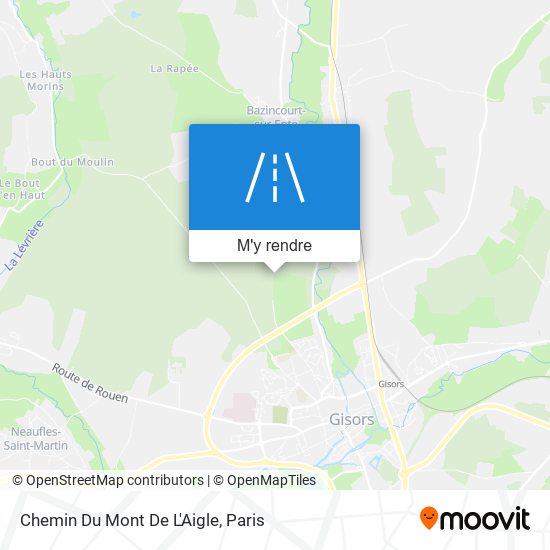 Chemin Du Mont De L'Aigle plan