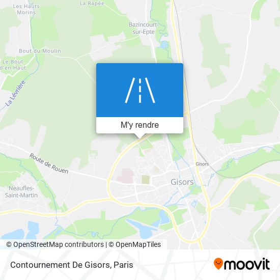 Contournement De Gisors plan
