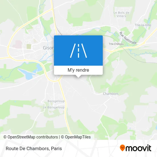 Route De Chambors plan