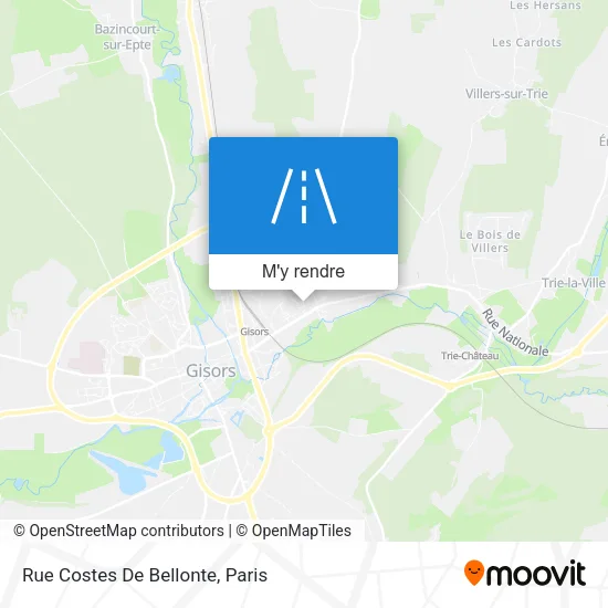 Rue Costes De Bellonte plan
