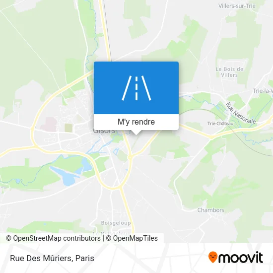 Rue Des Mûriers plan