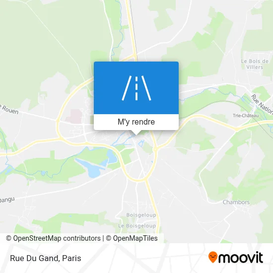 Rue Du Gand plan