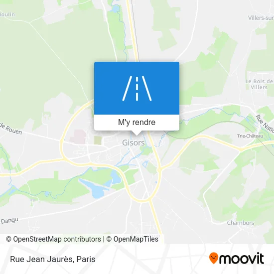 Rue Jean Jaurès plan