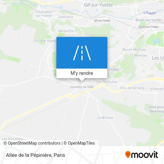 Allée de la Pépinière plan
