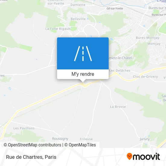 Rue de Chartres plan