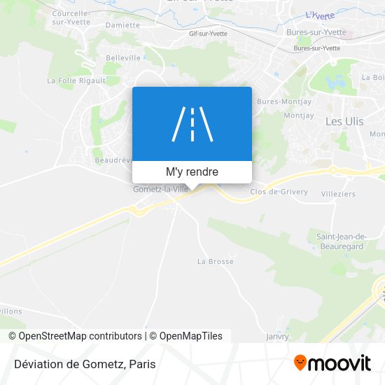 Déviation de Gometz plan
