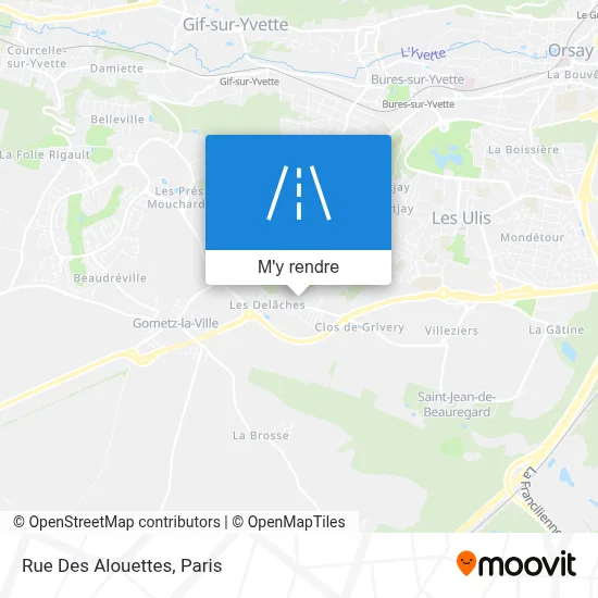 Rue Des Alouettes plan