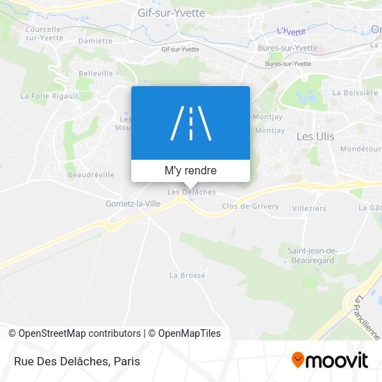 Rue Des Delâches plan