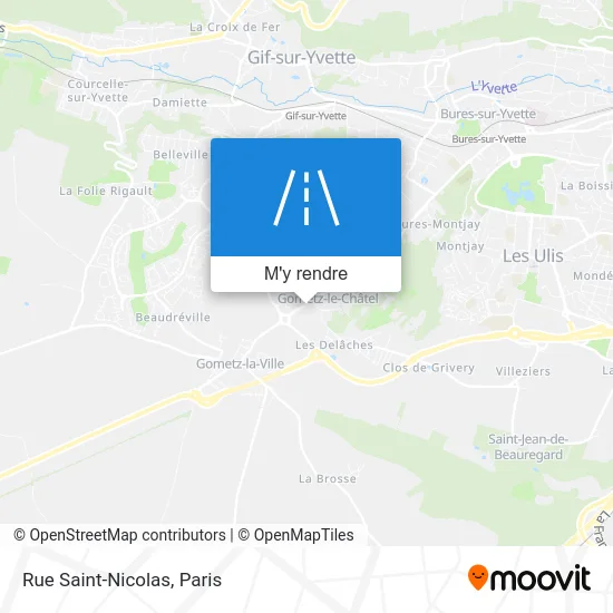 Rue Saint-Nicolas plan