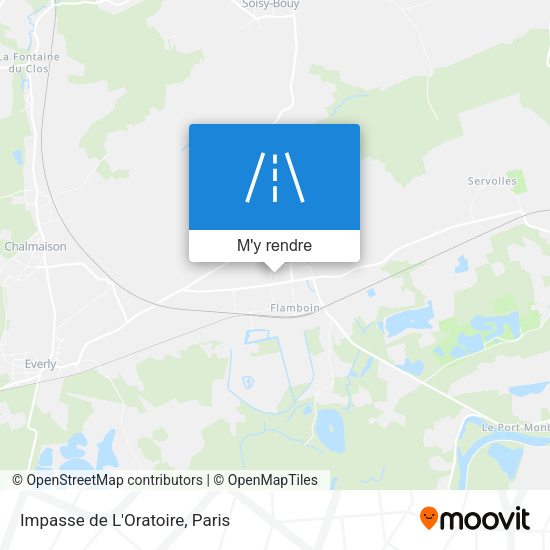 Impasse de L'Oratoire plan