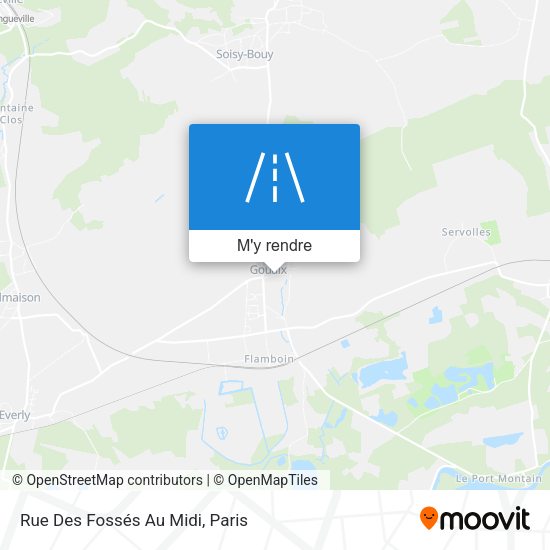 Rue Des Fossés Au Midi plan