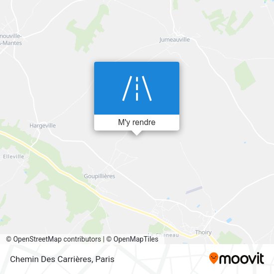 Chemin Des Carrières plan