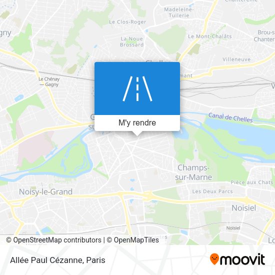 Allée Paul Cézanne plan