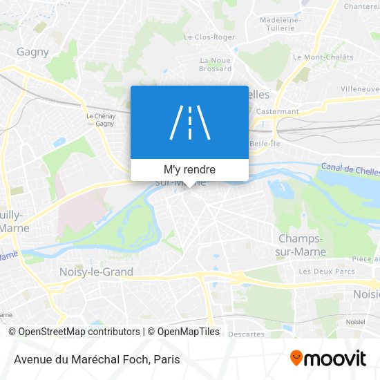 Avenue du Maréchal Foch plan