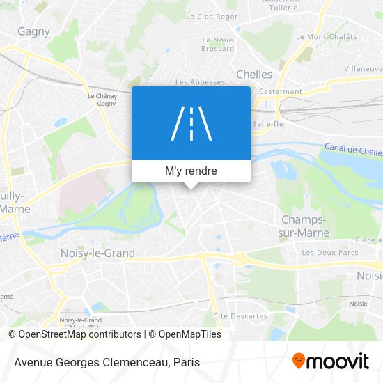 Avenue Georges Clemenceau plan