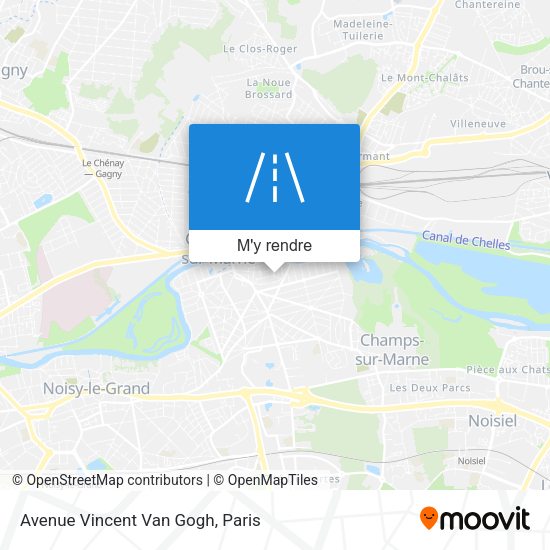 Avenue Vincent Van Gogh plan