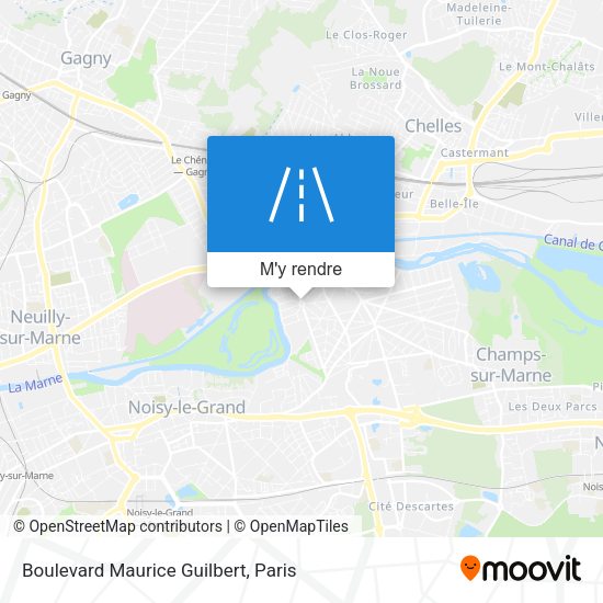 Boulevard Maurice Guilbert plan