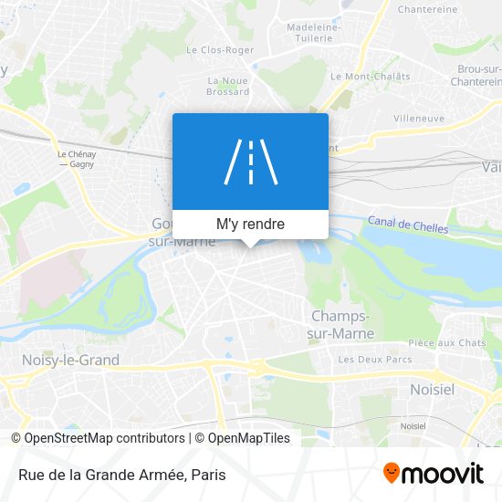 Rue de la Grande Armée plan