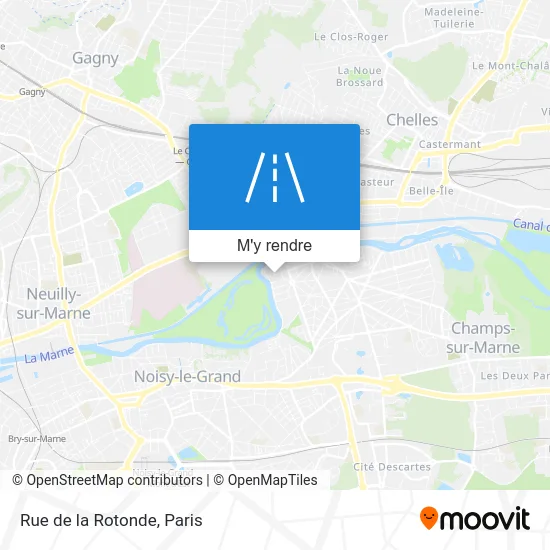 Rue de la Rotonde plan