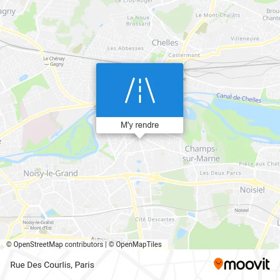 Rue Des Courlis plan