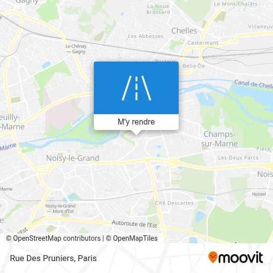 Rue Des Pruniers plan