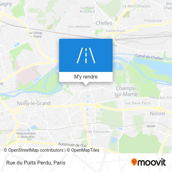 Rue du Puits Perdu plan