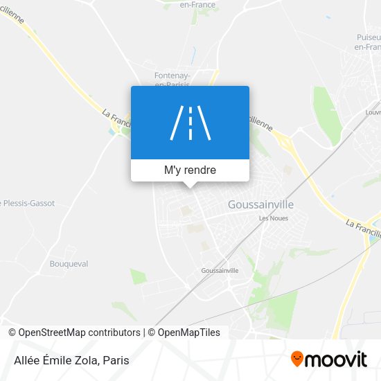Allée Émile Zola plan