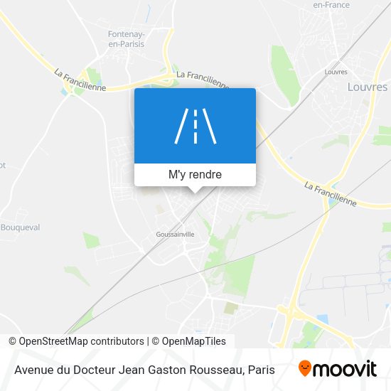 Avenue du Docteur Jean Gaston Rousseau plan