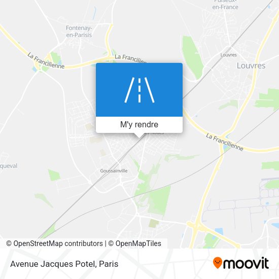 Avenue Jacques Potel plan