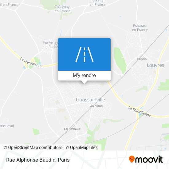 Rue Alphonse Baudin plan