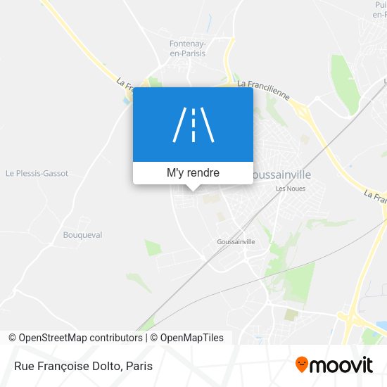 Rue Françoise Dolto plan