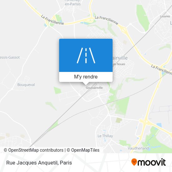 Rue Jacques Anquetil plan