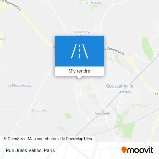 Rue Jules Vallès plan