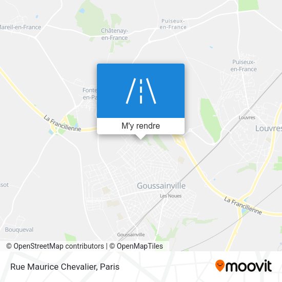 Rue Maurice Chevalier plan