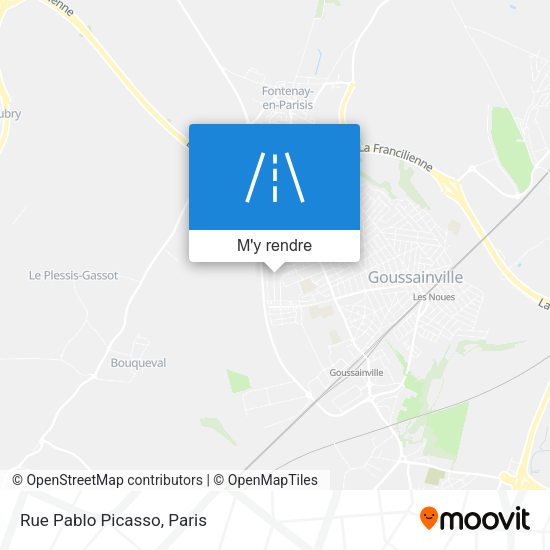 Rue Pablo Picasso plan