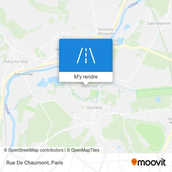 Rue De Chaumont plan