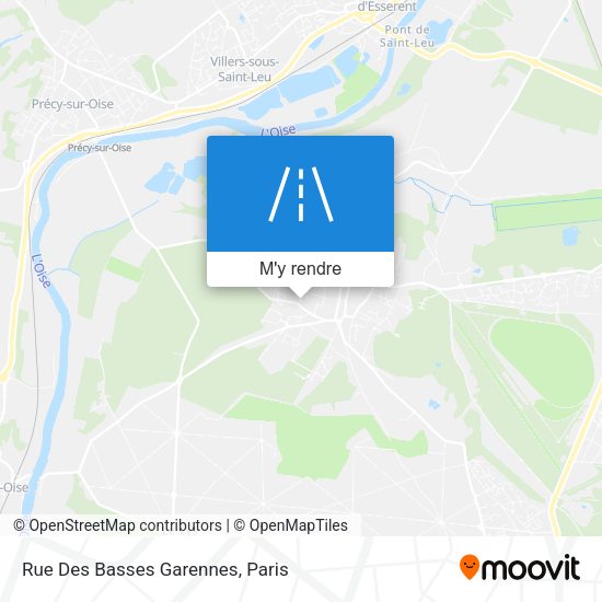 Rue Des Basses Garennes plan