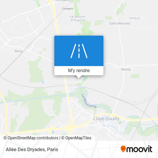 Allée Des Dryades plan