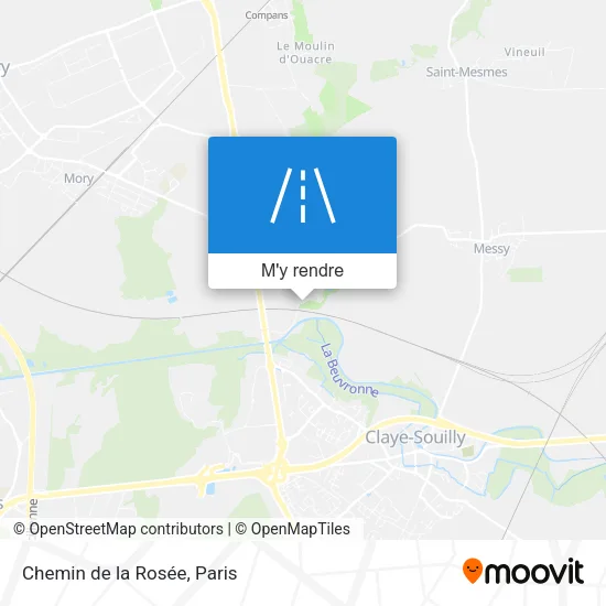 Chemin de la Rosée plan