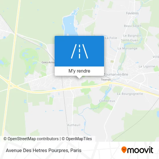 Avenue Des Hetres Pourpres plan