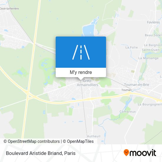 Boulevard Aristide Briand plan