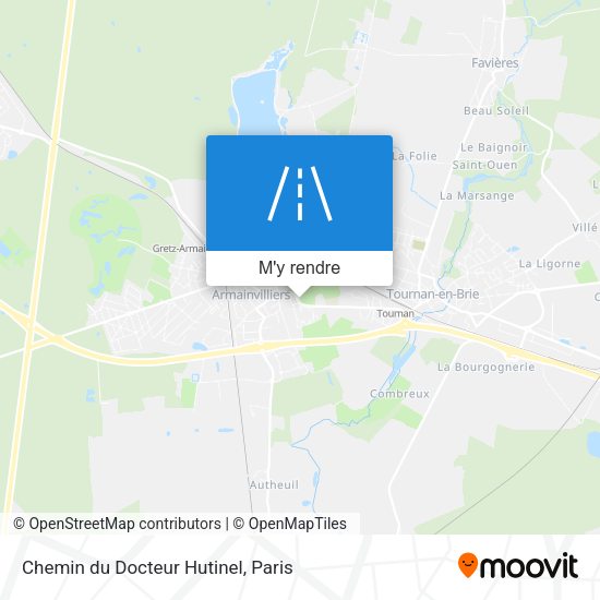 Chemin du Docteur Hutinel plan