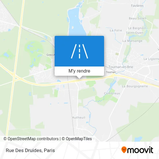 Rue Des Druides plan