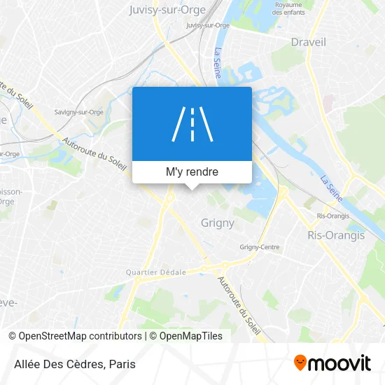 Allée Des Cèdres plan