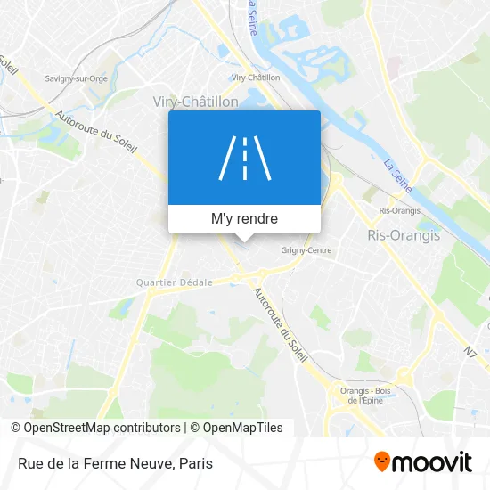 Rue de la Ferme Neuve plan